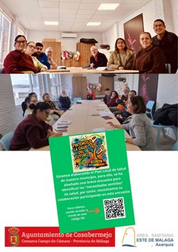 El Área Sanitaria Málaga Este Axarquía participa en elaborar el plan local de salud de Casabermeja.