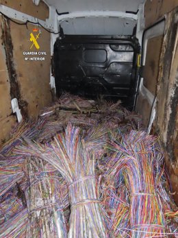 Cable de cobre robado en Ribadesella.