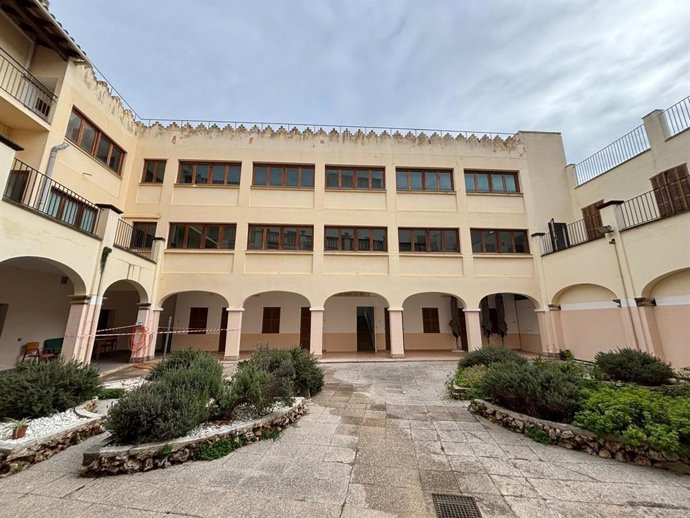 Plano general del estado actual del antiguo hospicio de Felanitx.