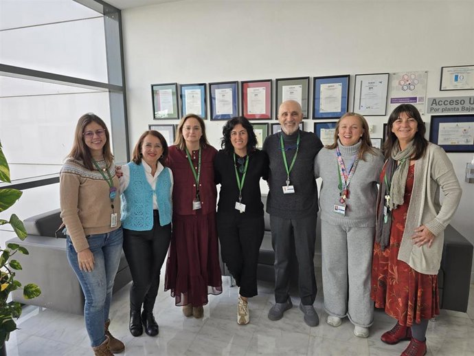 Imagen del equipo de la Unidad de Formación Continuada del Hospital Universitario Clínico San Cecilio de Granada.