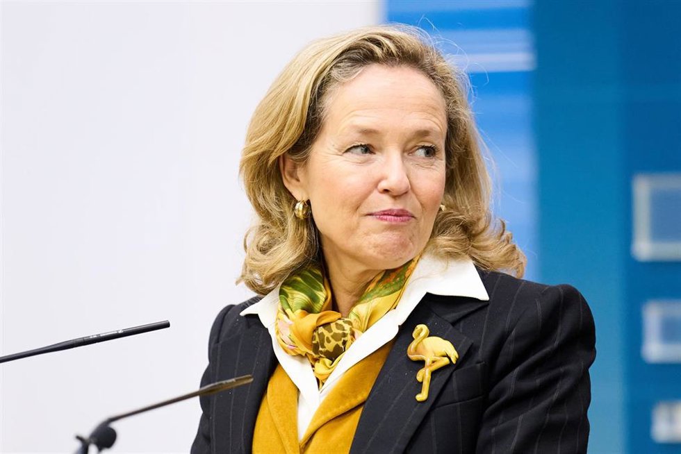Archivo - La presidenta del Banco Europeo de Inversiones, Nadia Calviño. 