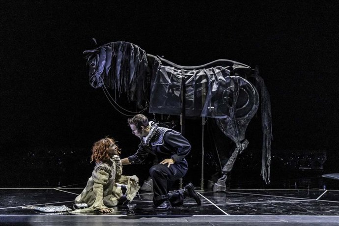 Archivo - Un fragmento de la ópera de cámara 'María Estuardo'.