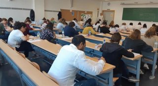 Participantes en unas oposiciones.