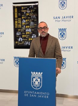 El concejal de Cultura de San Javier, David Martínez
