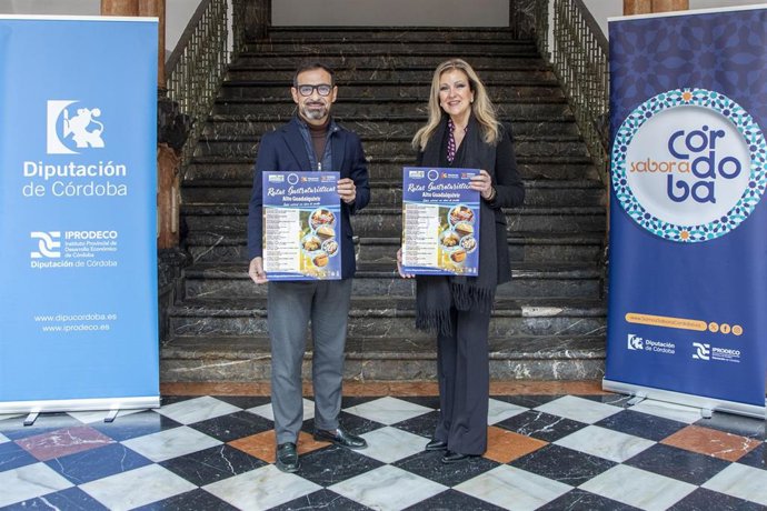 El delegado de Desarrollo Económico de la Diputación de Córdoba, Félix Romero, en la presentación de la iniciativa.