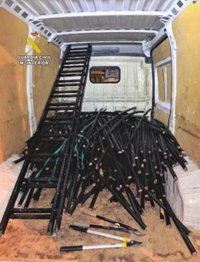 Detenido por robar casi 400 trozos de cable de cobre en Alcúdia