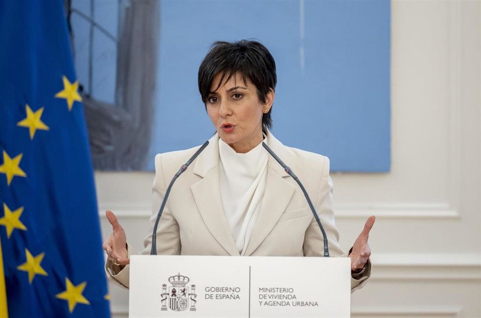 La ministra de Vivienda y Agenda Urbana, Isabel Rodríguez.
