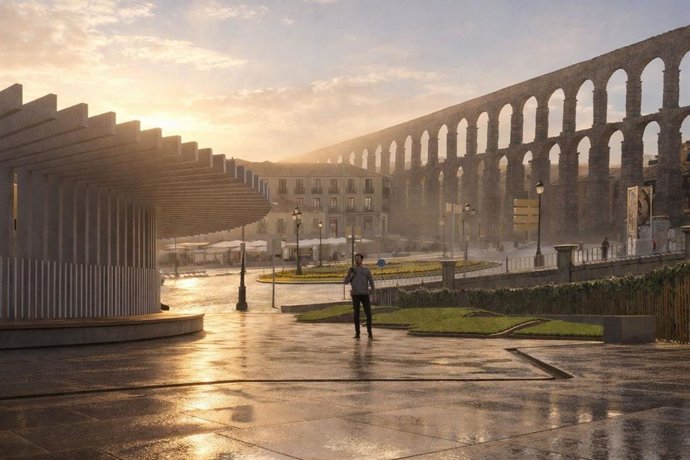 Recreación del futuro edificio del Centro de Interpretación del Acueducto (Ayto Segovia)