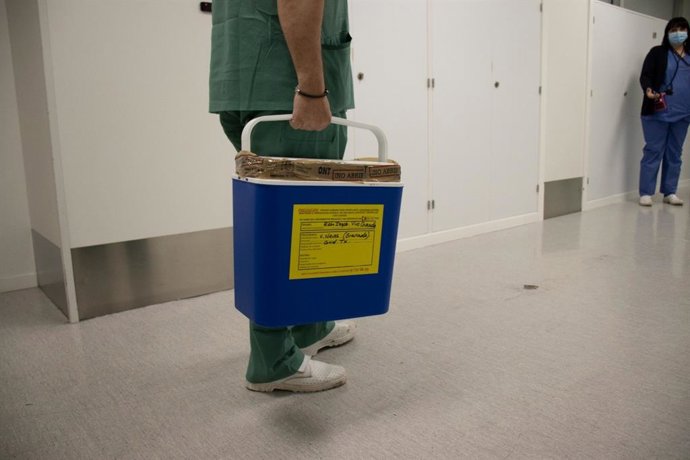 Imagen de una donación de órganos.