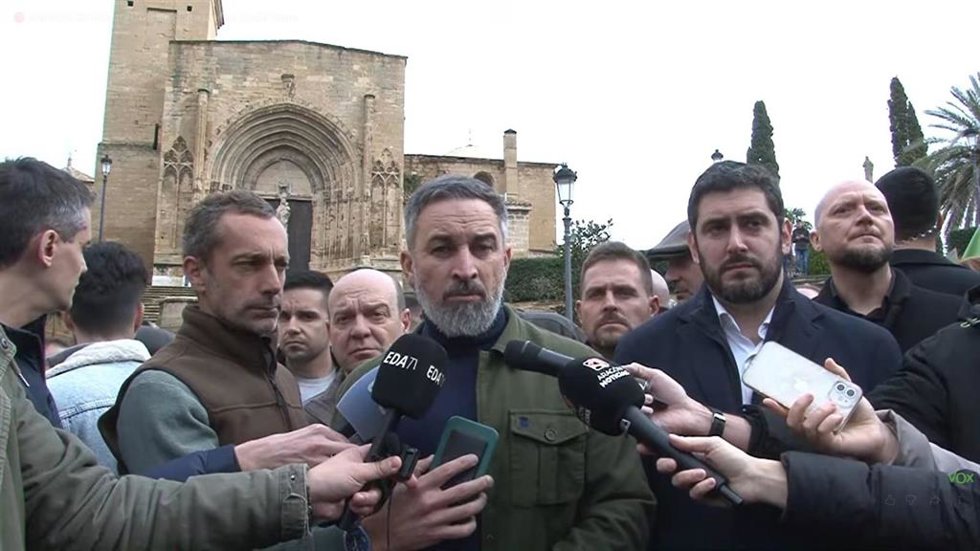 El presidente de Vox, Santiago Abascal.