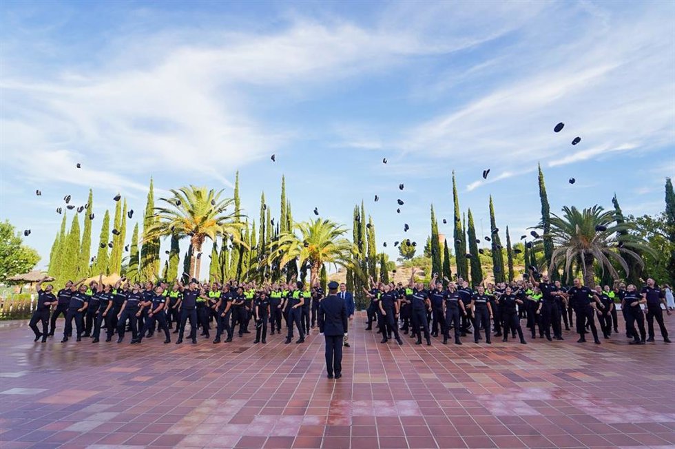 Archivo - Acto de clausura y entrega de diplomas a los alumnos de la 50 Promoción del Curso de Ingreso en los Cuerpos de la Policía Local de Andalucía.