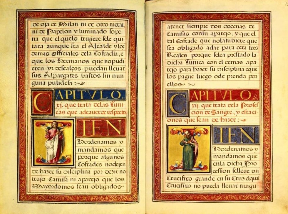 Manuscrito de la Regla de la Vera Cruz
