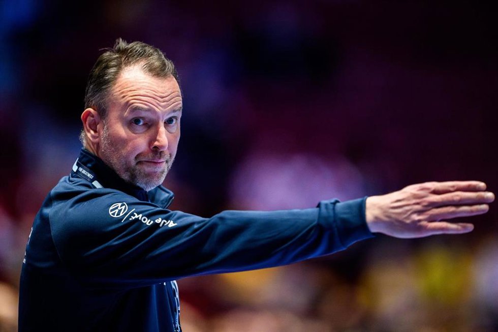 January 25, 2026, Malm, Sweden: 260125 Head coach Dagur Sigurdsson of Croatia during the EHF European Handball Championship main round match between Switzerland and Croatia on January 25, 2026 in Malm. .Photo: Petter Arvidson / BILDBYRN / kod PA / 