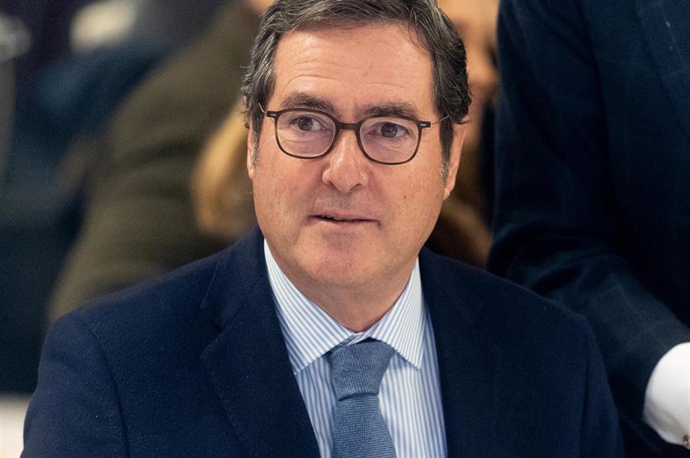 El presidente de la CEOE, Antonio Garamendi.