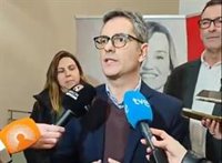 Bolaños (PSOE) espera que los aragoneses "no se dejen llevar por el aluvión de mentiras y vayan en masa a votar"