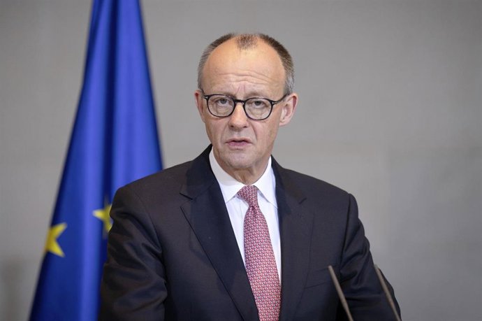 El canciller alemán, Friedrich Merz