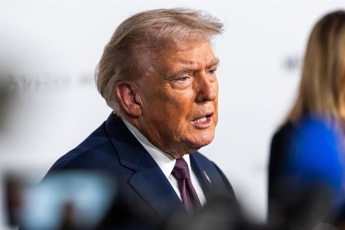 WASHINGTON, DC - JANUARY 29: President Donald Trump at Amazon MGM's ''Melania'' World Premiere at The Trump Kennedy Center on January 29, 2026 in Washington, DC  Credit: Thompson / AdMedia