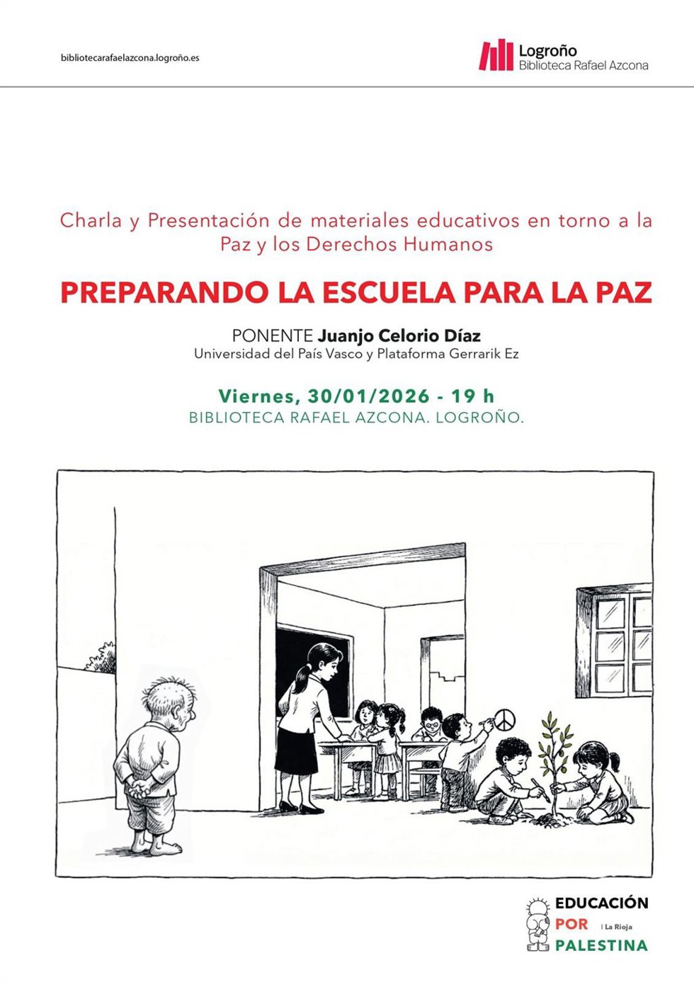 Educación por Palestina presenta materiales didácticos en torno a la Paz