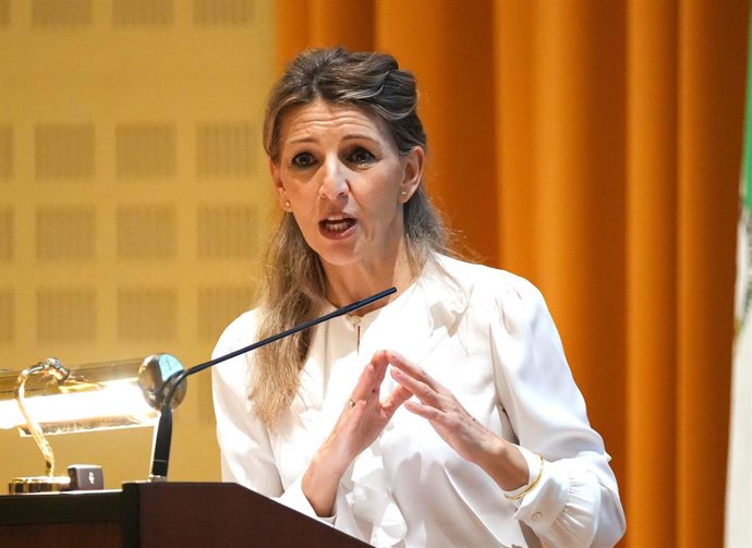 Archivo - La vicepresidente segunda del Gobierno y ministra de Trabajo y Economía Social, Yolanda Díaz
