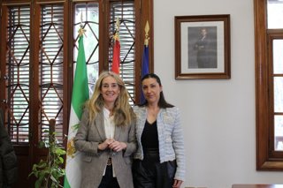 Reunión de la Federación Andaluza de Municipios y Provincias (FAMP) y la Agencia Andaluza de Cooperación Internacional para el Desarrollo.