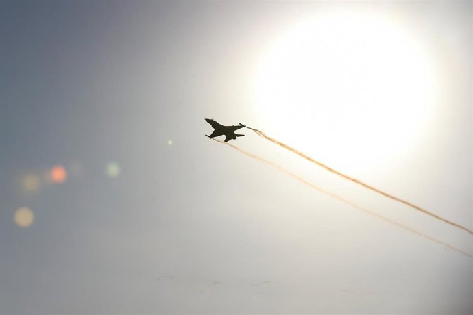 Archivo - Imagen de archivo de un F-16 del Ejército turco 