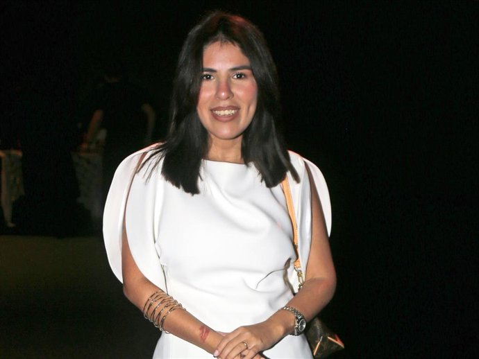 Isa Pantoja durante el desfile de Aurora Gaviño en la Semana Internacional de la Moda Flamenca, SIMOF 2026