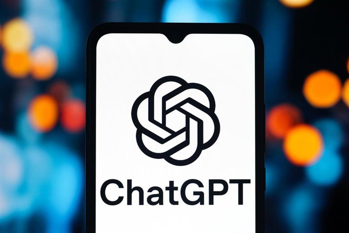 Archivo - Ilustración del logo de ChatGPT.