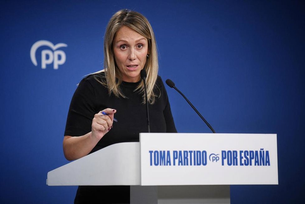 Archivo - La vicesecretaria de Coordinación Sectorial del PP, Alma Ezcurra.