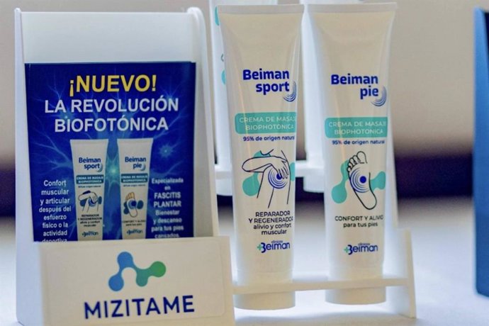 Mizitame y Grupo Beiman colaboran en el desarrollo de una crema innovadora para el alivio muscular