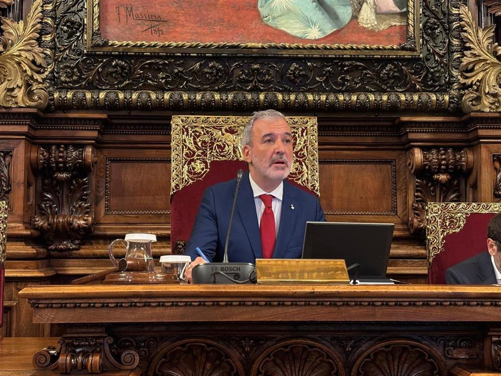 Collboni preside el pleno de Barcelona este viernes, 30 de enero de 2026