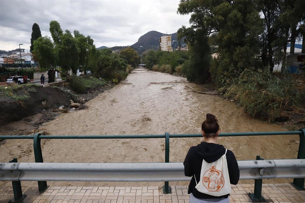 Archivo - Incidencias en la capital malagueña con motivo de las precipitaciones.  