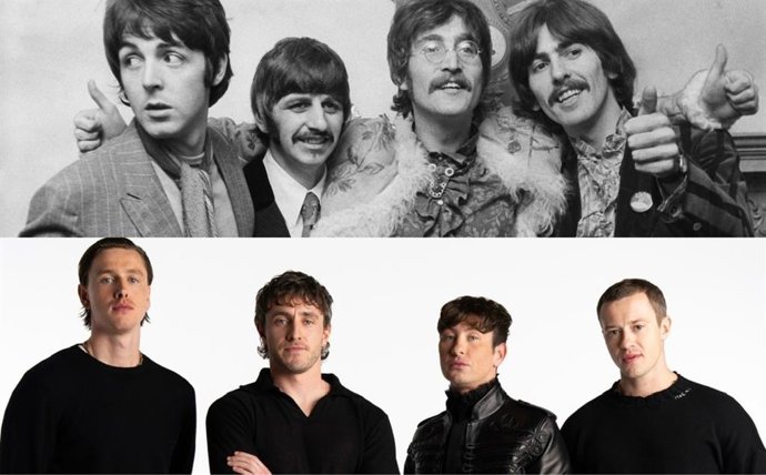 Primer vistazo a Harris Dickinson, Paul Mescal, Joseph Quinn y Barry Keoghan en los 'biopics' de los Beatles