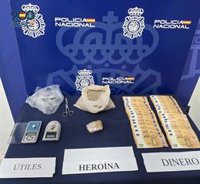 Desmantelan un punto activo de venta de heroína en los barrios de San Matías y Taco, en La Laguna (Tenerife)