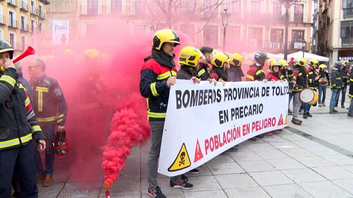 Bomberos del Consorcio provincial de Toledo reclaman más efectivos ante la inseguridad que genera la falta de personal