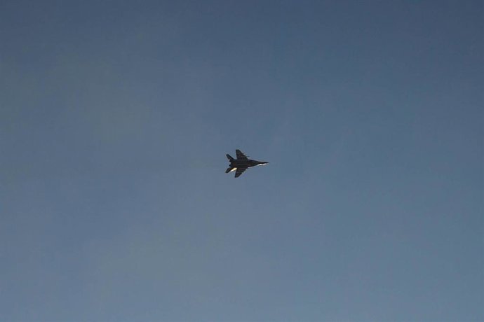 Archivo - Un caza Mig-29 de las Fuerzas Aéreas ucranianas en la región de Donetsk.
