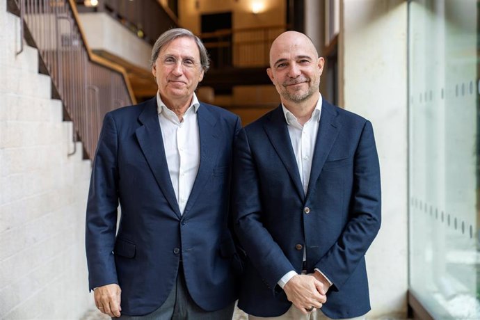 El presidente de Pascual, Tomás Pascual, y el consejero delegado de Pascual, César Vargas