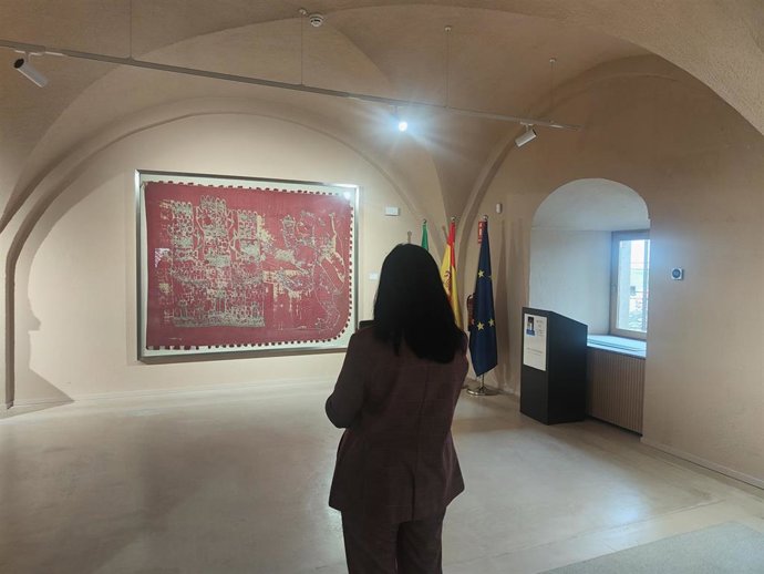 El Pendón de San Jorge, datado en el siglo XIII, ya luce en el Museo de Cáceres