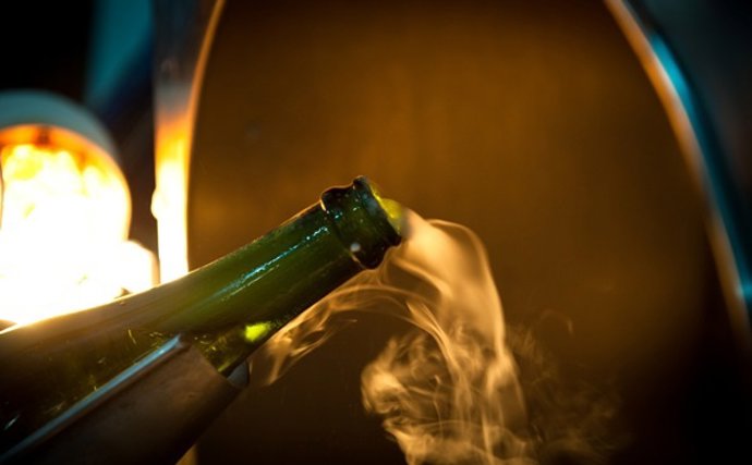 Archivo - Botella de Cava Via de la Plata