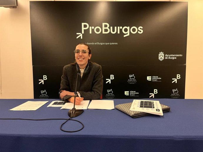 La presidenta de ProBUrgos, Andrea Ballesteros.