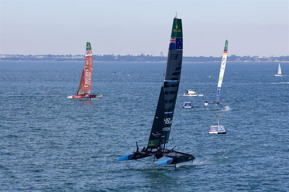 Archivo - Imagen de archivo de la última jornada del DP World Spain Sail Grand Prix Andalucía - Cádiz, a 5 de octubre de 2025