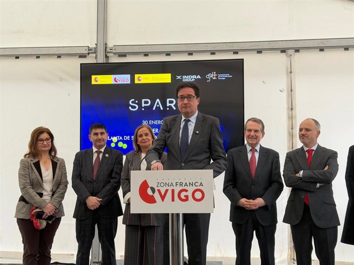 Acto de la puesta en marcha de la construcción de la planta de Sparc.