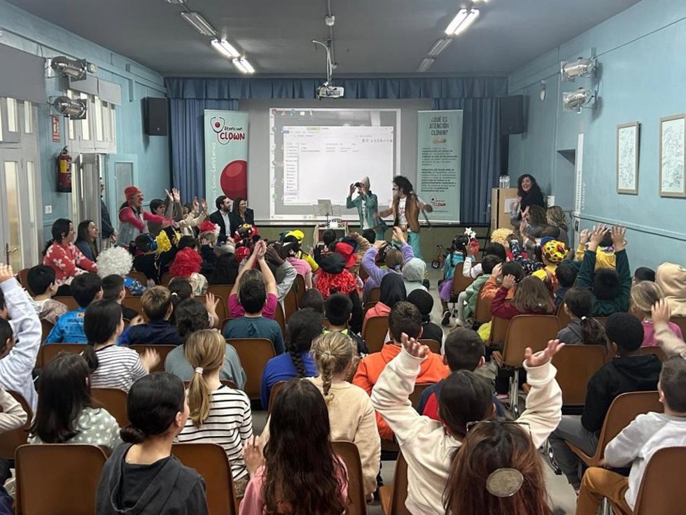 Celebración del Día de la Paz en el CEIP Joaquín Costa, de Graus.