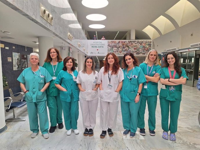 Equipo de Neumología del Hospital Reina Sofía.