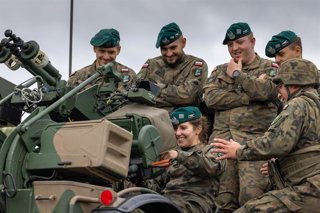 Archivo - Ejercicios militares del Ejército de Polonia con el sistema anticohetes Pilica.