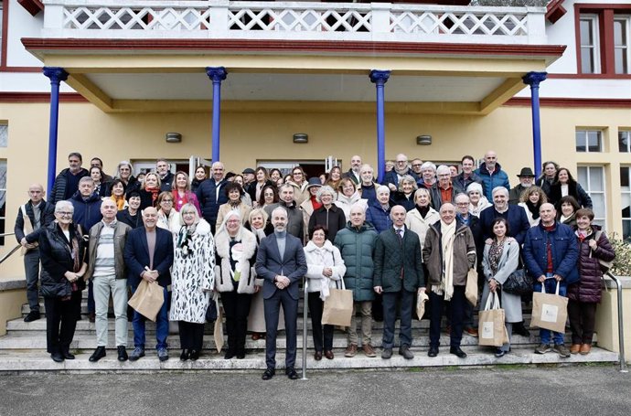 Silva en el acto de reconocimiento a los docentes jubilados el pasado curso