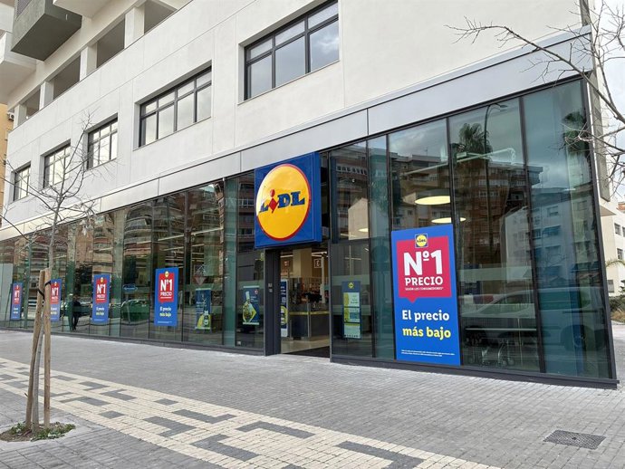 Tienda de la cadena de supermercados Lidl en Málaga.
