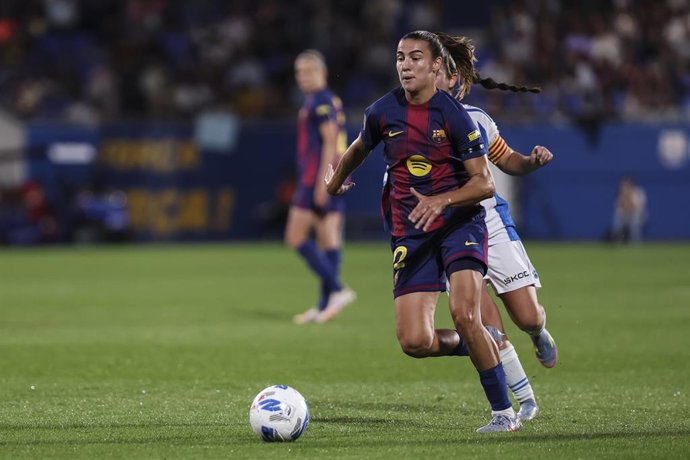 Archivo - Patri Guijarro durante un partido del FC Barcelona