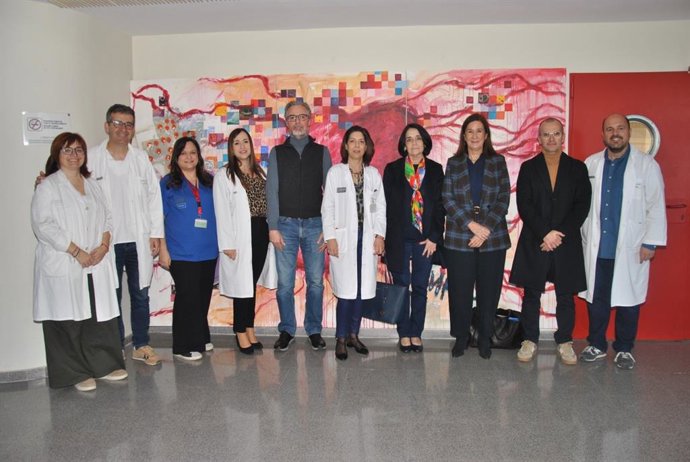 Visita de la secretària autonòmica de Sanitat, Asunción Perales, a l'Hospital de Vinaròs