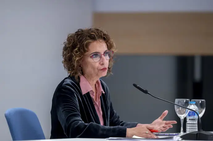 La vicepresidenta primera y ministra de Hacienda, María Jesús Montero. - Alberto Ortega