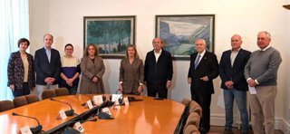 Las Juntas Generales de Álava exhiben a partir de este viernes cuatro cuadros paisajísticos de Fernando de Amárica.